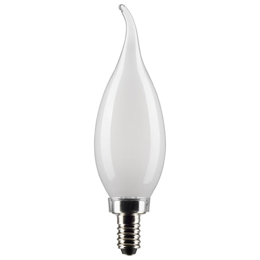 SATCO 4 Watt CA10 LED - Frost - Candelabra base - 90 CRI - 2700K - 120 Volt S21300