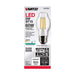 SATCO 8 Watt BT15 LED - Clear - Medium base - 90 CRI - 4000K - 120 Volt S21335