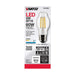 SATCO 8 Watt BT15 LED - Clear - Medium base - 90 CRI - 5000K - 120 Volt S21336