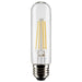 SATCO 8 Watt T10 LED - Clear - Medium base - 90 CRI - 2700K - 120 Volt S21350