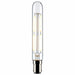 SATCO 4 Watt T6.5 LED - Clear - Double Contact Bayonet Base - 3000K - 400 Lumens - 120 Volt S21374