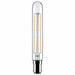 SATCO 4 Watt T6.5 LED - Clear - Double Contact Bayonet Base - 4000K - 400 Lumens - 120 Volt S21375