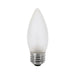 SATCO 4.5 Watt B11 LED - Frosted - Medium base - 2700K - 330 Lumens - 120 Volt - 2-Card S21705