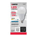 SATCO 9.8 Watt - A19 LED - 5000K - Candelabra base - 220 deg. Beam Angle - 120 Volt S21807