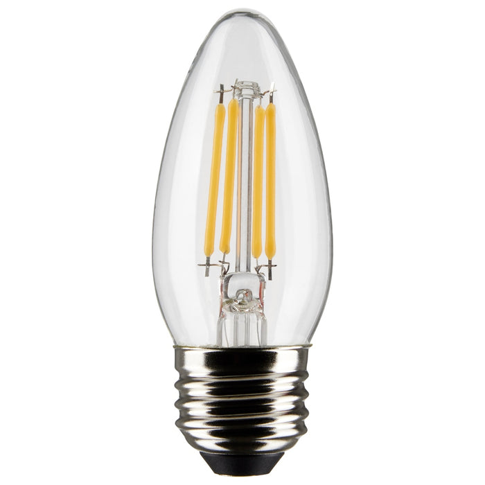 4 Watt B11 LED - Clear - Medium Base - 5000K - 120 Volt - 2-Pack - 12-Pack