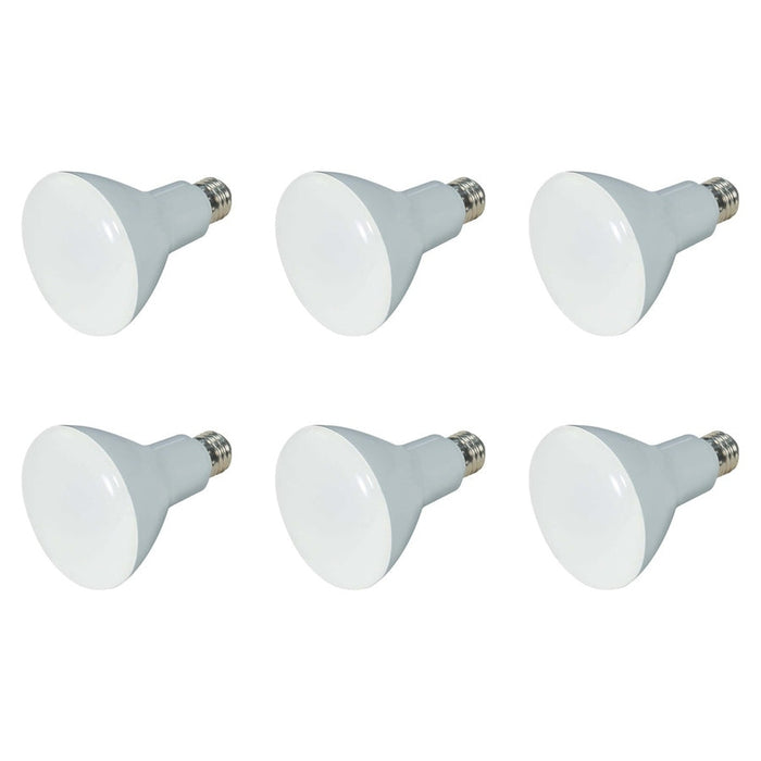 7.5W - BR30 LED - 3000K - Medium base - 120V - 6-Pack