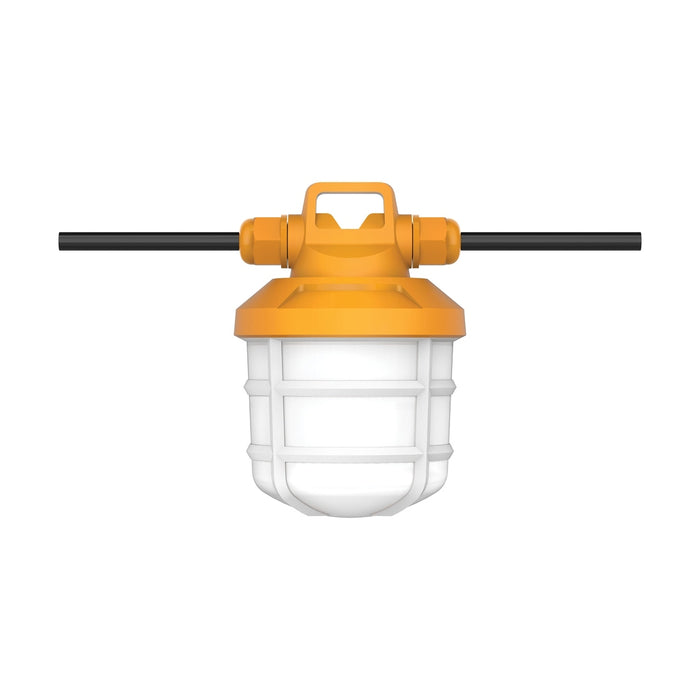 50 Watt LED High-Lumen Industrial / Commercial String Light - 5 Inter-Connected Lamps - 5000K