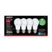 SATCO 9.5 Watt - A19 LED - Frosted - 3000K - Medium base - 220 deg. Beam Angle - 120 Volt - Non-Dimmable - 4-Pack S29589