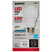 SATCO 9.8 Watt - A19 LED - 5000K - Medium base - 220 deg. Beam Angle - 120 Volt S29839