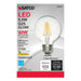 SATCO 5.5 Watt G25 LED - Clear - Medium base - 2700K - 500 Lumens - 120 Volt S29878