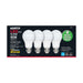 SATCO 9.5 Watt - A19 LED - Frosted - 2700K - Medium base - 220 deg. Beam Angle - 120 Volt - Non-Dimmable - 4-Pack S39596