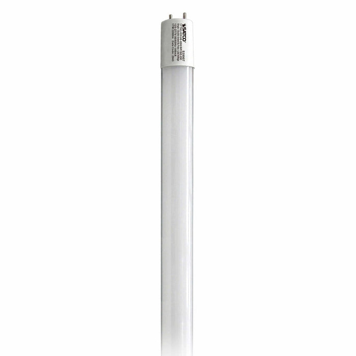 SATCO 17 Watt T8 LED - 4Ft - 5000K - Medium Bi Pin base - 50000 Average rated hours - 2200 Lumens - Type B - Ballast Bypass - Single or Double Ended Wiring - 25-Pack S39907