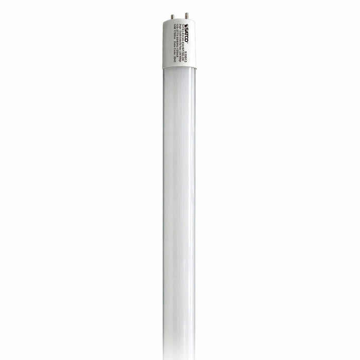 SATCO 14 Watt T8 LED - 4Ft - 3000K - Medium Bi Pin base - 50000 Average rated hours - 1700 Lumens - Type B - Ballast Bypass - Single or Double Ended Wiring - 25-Pack S39913