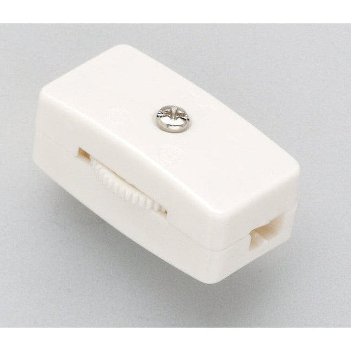 SATCO WHITE INLINE CORD SWITCH S70-572