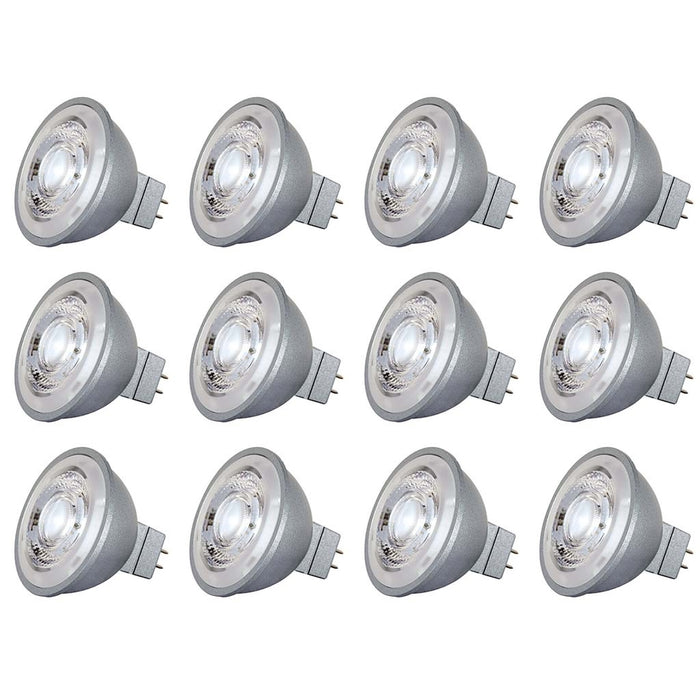 8W - LED MR16 - 2700K - 40 deg. beam spread - GU5.3 base - 12V AC/DC - 12-Pack