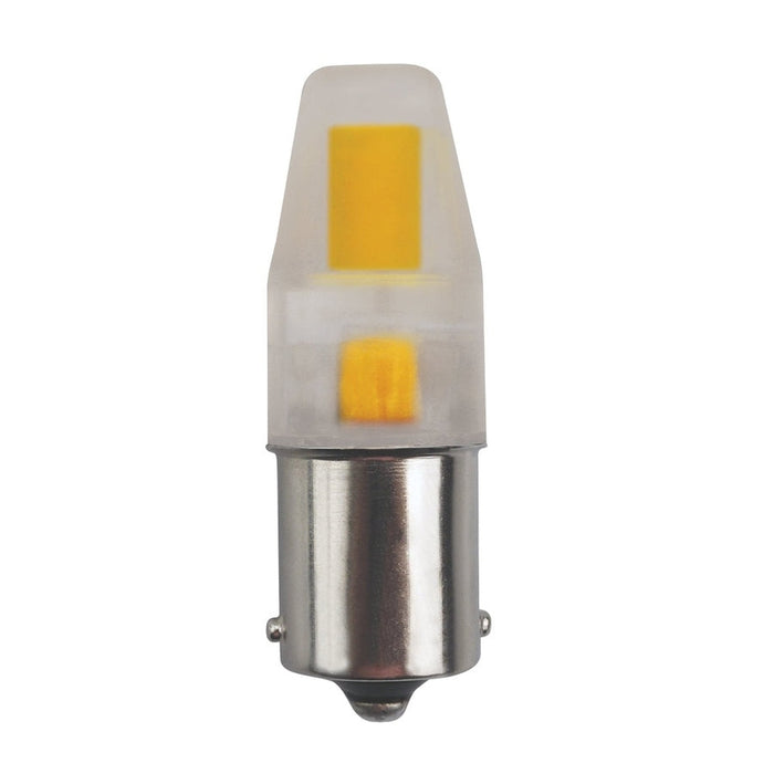 SATCO 3W - LED - 3000K - Clear - S.C Bayonet Base - 12 Volt AC/DC S8688