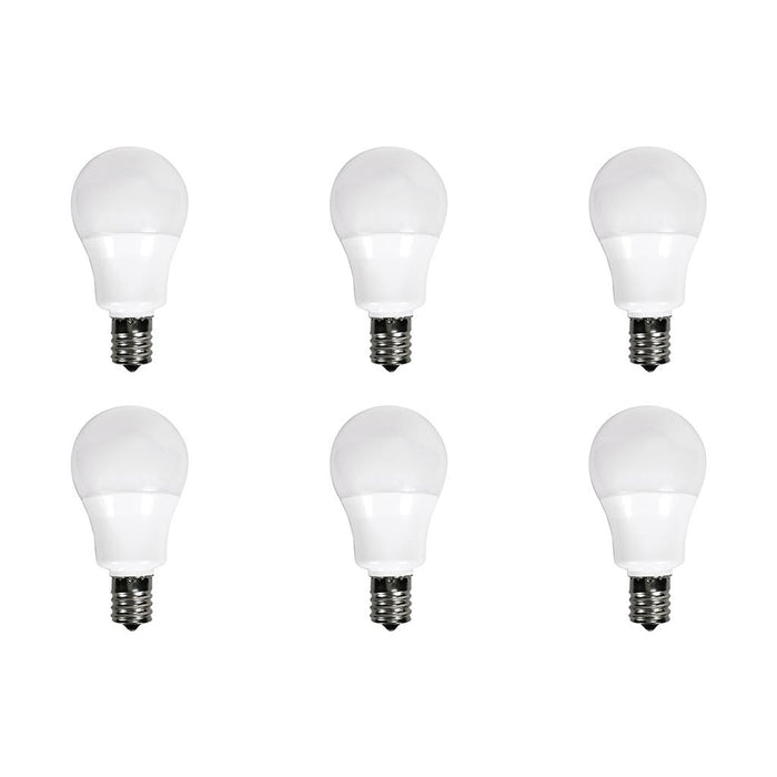 5.5W - A15 LED - 2700K - E17 Intermediate base - 230 deg. Beam Angle - 120V - 6-Pack