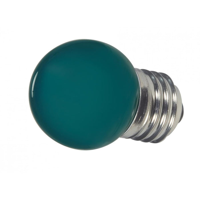 1.2 Watt LED - S11 - Ceramic Green - Medium base - 120 Volt - Carded - 12-Pack