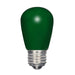 SATCO 1.4 Watt LED - S14 - Ceramic Green - Medium base - 120 Volt - Carded S9171