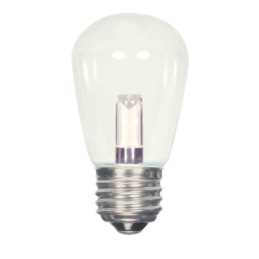 SATCO 1.4 Watt LED - S14 - Clear - 2700K - Medium base - 120 Volt - Carded S9174