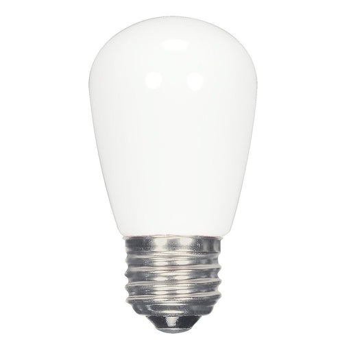 SATCO 1.4 Watt LED - S14 - White - 2700K - Medium base - 120 Volt - Carded S9175