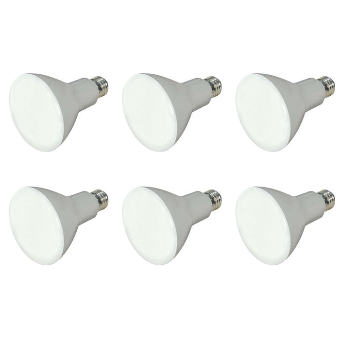 9.5W - BR30 LED - 105 deg. Beam Angle - 2700K - Medium base - 120V - Dimmable - 6PK