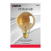 SATCO 4.5 Watt G30 LED - Amber - Medium base - 2000K - 240 Lumens - 120 Volt S9968