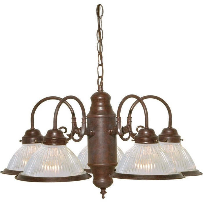 NUVO 5 LIGHT 22" CHANDELIER