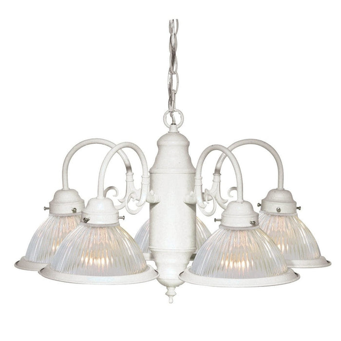 NUVO 5 LIGHT 22" CHANDELIER