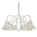 NUVO 5 LIGHT 22" CHANDELIER