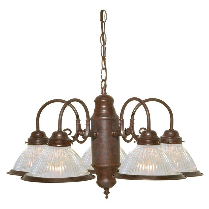 NUVO 5 LIGHT 22" CHANDELIER