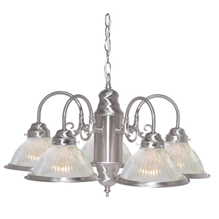 NUVO 5 LIGHT 22" CHANDELIER