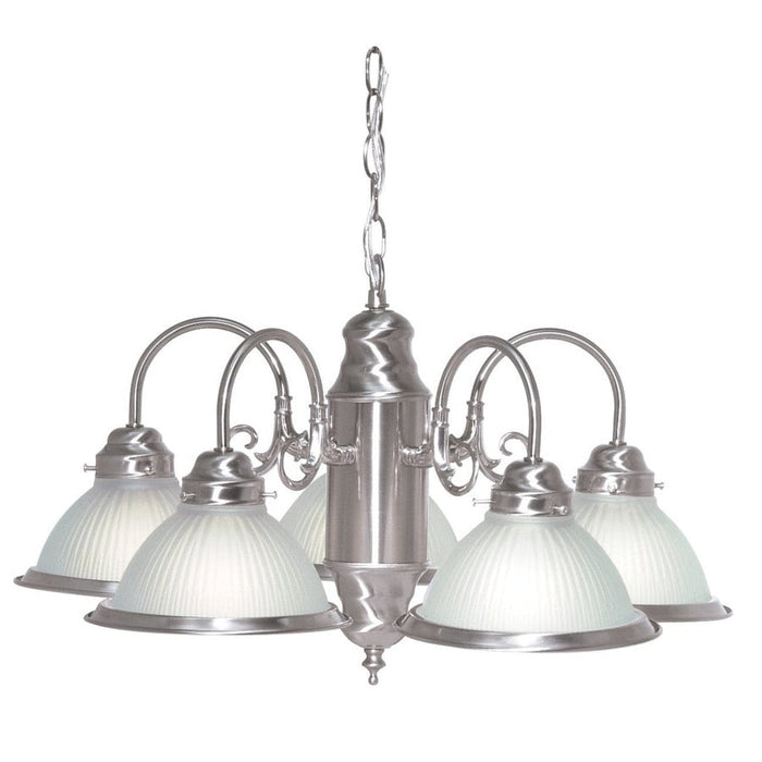 NUVO 5 LIGHT 22" CHANDELIER