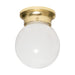 NUVO 1 LIGHT 8" BALL FIXTURE