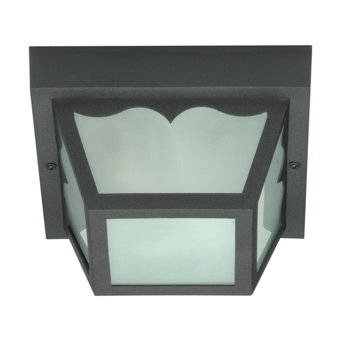 NUVO 1 LIGHT 8" POLY CARPORT FLUSH SF77-863