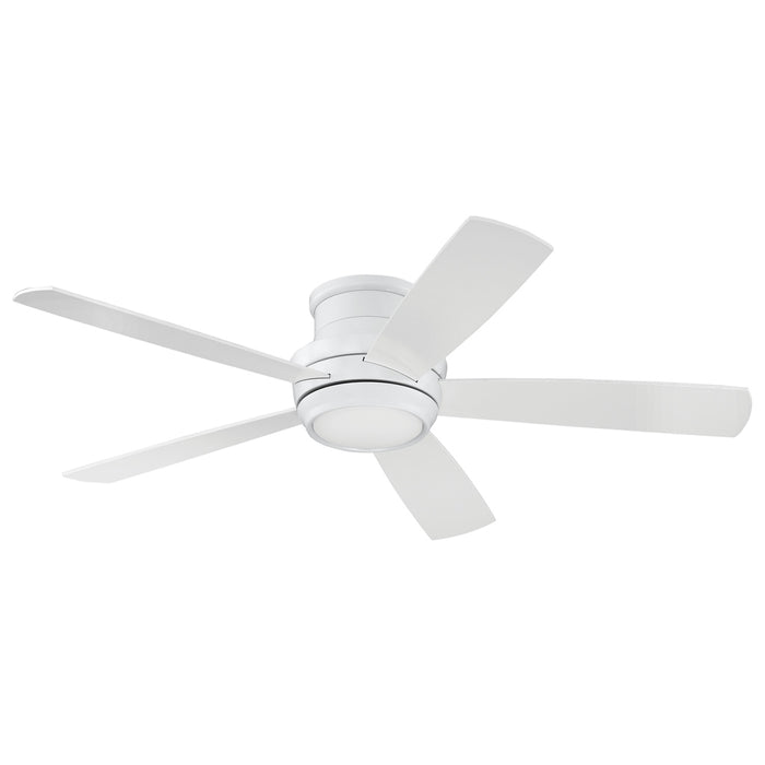 52" Tempo Hugger in White w/ White Blades