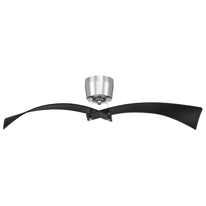 52" Tern in Flat Black/Polished Nickel w/ Flat Black Blades
