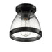 Craftmade Lodie 1 Light 7.5" Flushmount in Flat Black