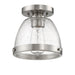 Craftmade Lodie 1 Light 9.5" Flushmount in Brushed Polished Nickel