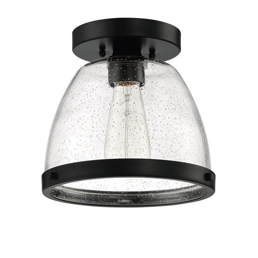 Craftmade Lodie 1 Light 9.5" Flushmount in Flat Black