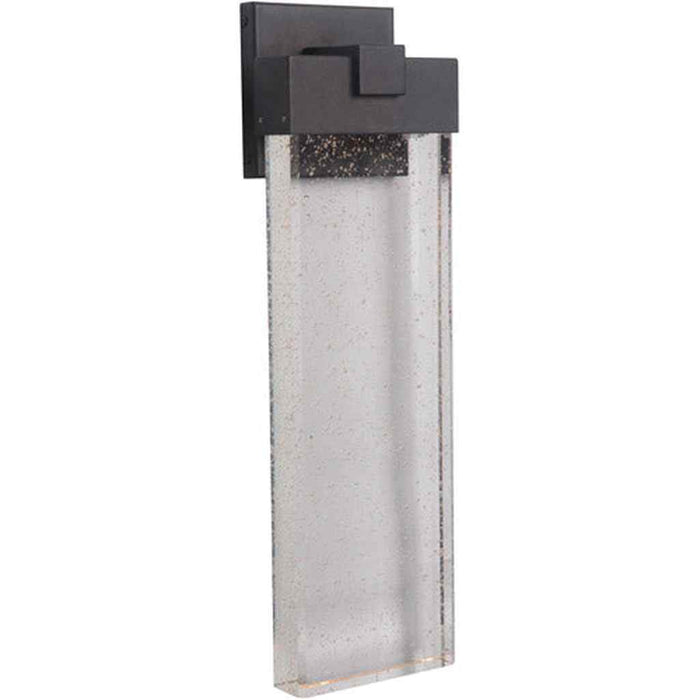 Aria 1 Light Large LED Outdoor Wall Lantern in Textured Black