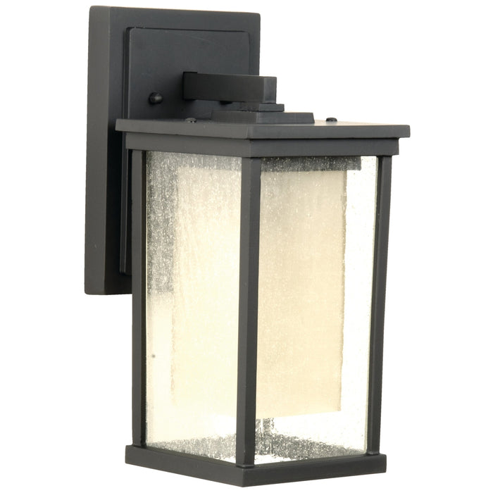 Riviera 1 Light Medium Outdoor Wall Lantern in Oiled Bronze Outdoor