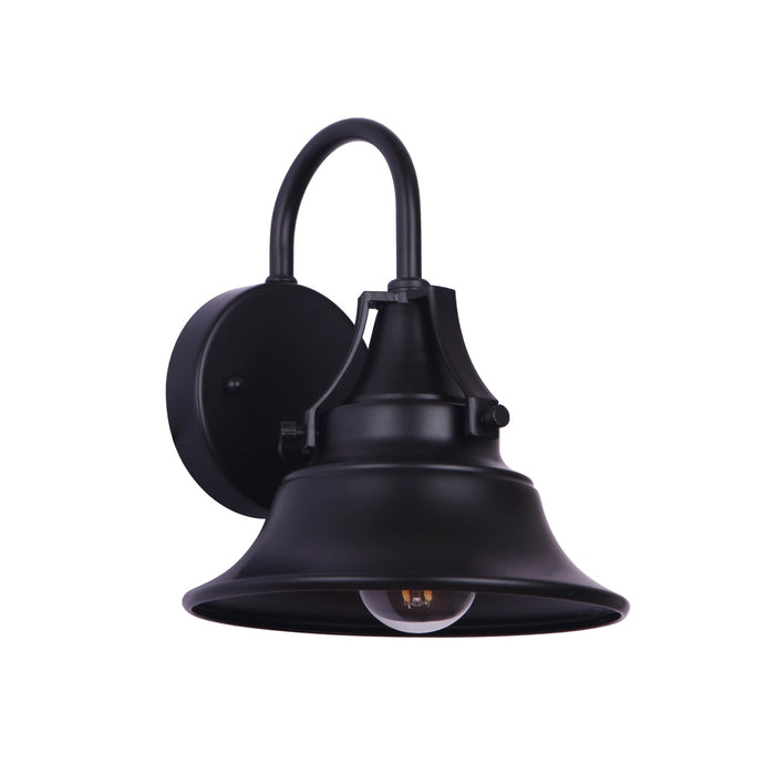 Union 1 Light Small Outdoor Wall Lantern Lantern in Midnight