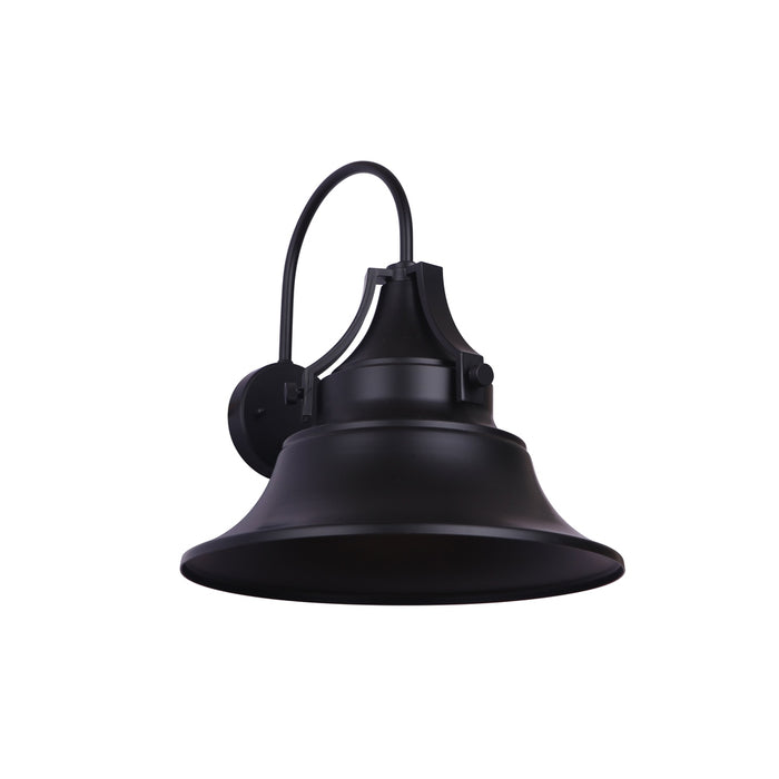 Union 1 Light Large Outdoor Wall Lantern in Midnight