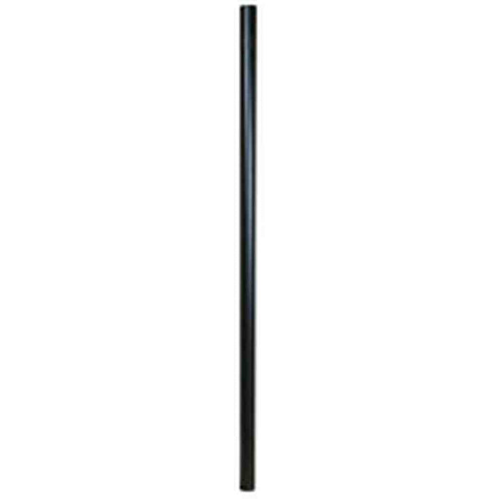 84" Smooth Direct Burial Post in Textured Black