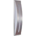 Craftmade Luna 1 Light Small LED Outdoor Pocket Sconce in Satin Aluminum