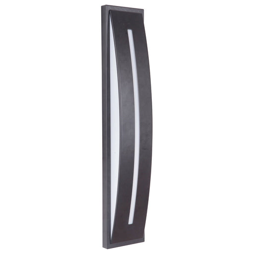 Craftmade Luna 1 Light Medium LED Outdoor Pocket Sconce in Midnight