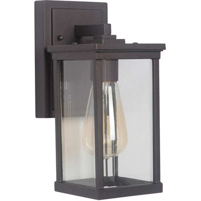 Riviera III 1 Light Small Outdoor Wall Lantern in Oiled Bronze Outdoor