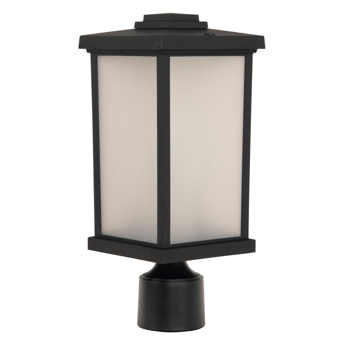 Resilience 1 Light Outdoor Post Mount in Textured Black