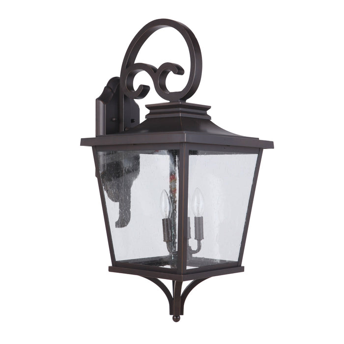 Tillman 3 Light Extra Large Outdoor Wall Lantern in Dark Bronze Gilded